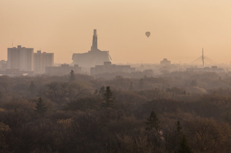 Sunrise in Winnipeg
