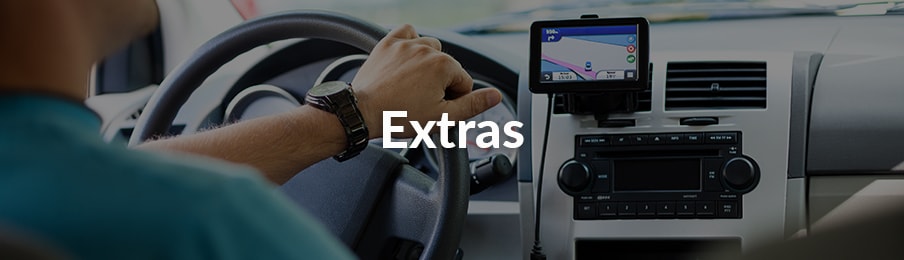 rental car extras in Canada banner